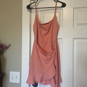 Peach dress